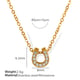 XL216 White Diamond Gold Necklace Picture6